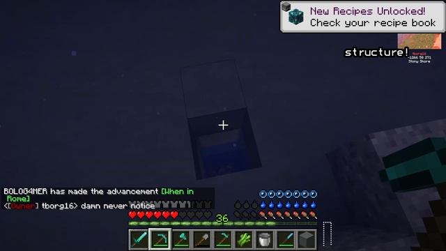 Sharks and finding Diamonds! (Minecraft Changed Evade Server) #2