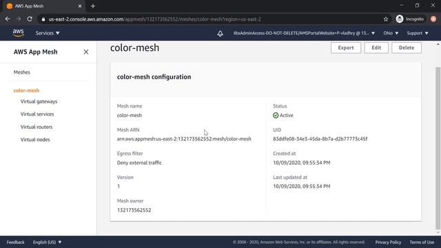 App Mesh for  .NET Core