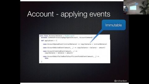 Building and deploying microservices with event sourcing, CQRS and Docker