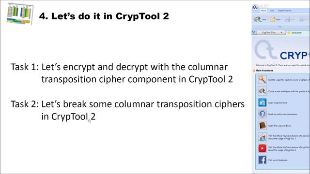 The Columnar Transposition Cipher Explained and Broken