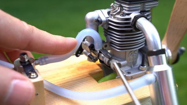 O.S. .30 4-stroke set-up and first engine run