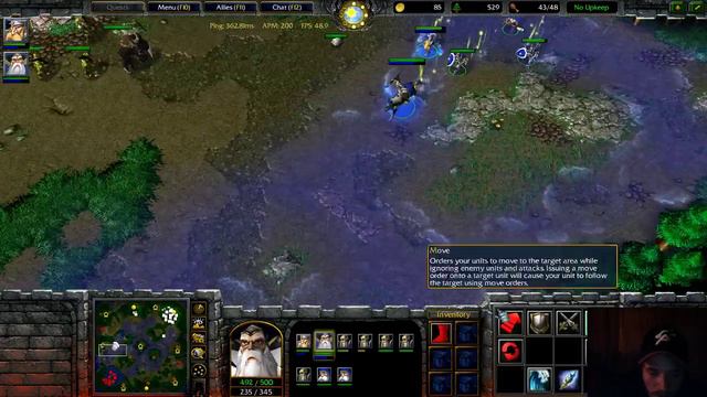 Mountain King Sniper! - HU vs UD - Amazonia - Chasing fiends - Warcraft III - NetEase