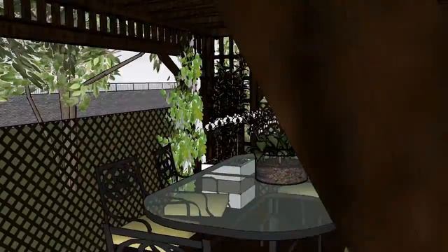 pavilion de odihna - Danceni (SketchUP)