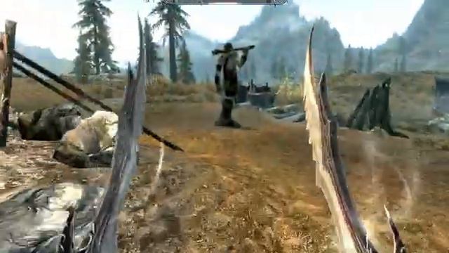 Skyrim dual wield vs. giant