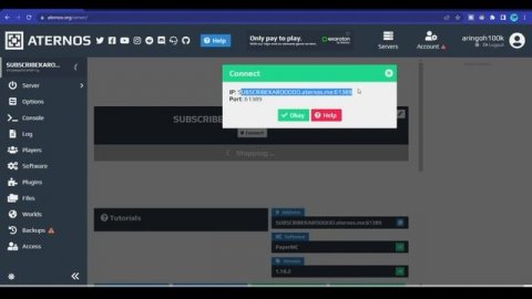 How To Make Minecraft Server For Java + Pocket Edition In Aternos