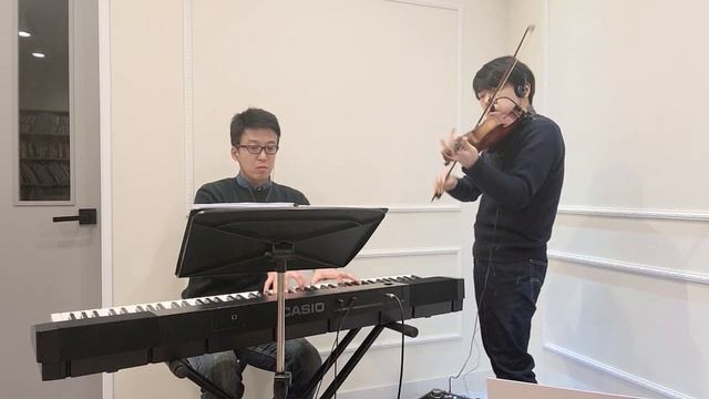 인생의 회전목마 -하울의 움직이는 성ost( Haul's Moving castle ost) (Violin&Piano cover)
