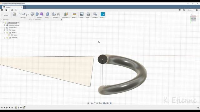 Fusion 360 - Toroidal Spring
