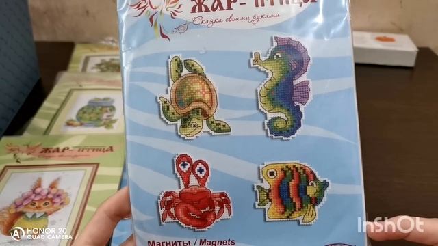 Все мои запасы наборов для вышивки