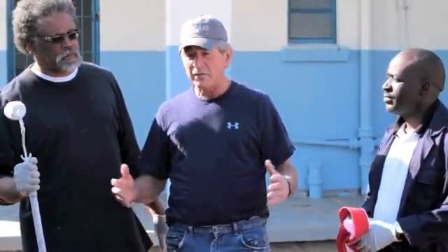 President George W. Bush in Kabwe, Zambia
