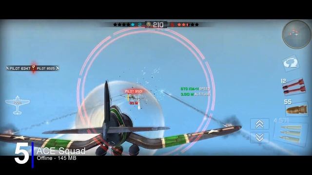 Top 10 Mejores Juegos De AVIONES Para Android 2022
