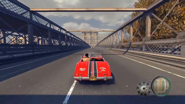 Mafia 2 - Смертельный прыжок на гоночном автомобиле (Gameplay)