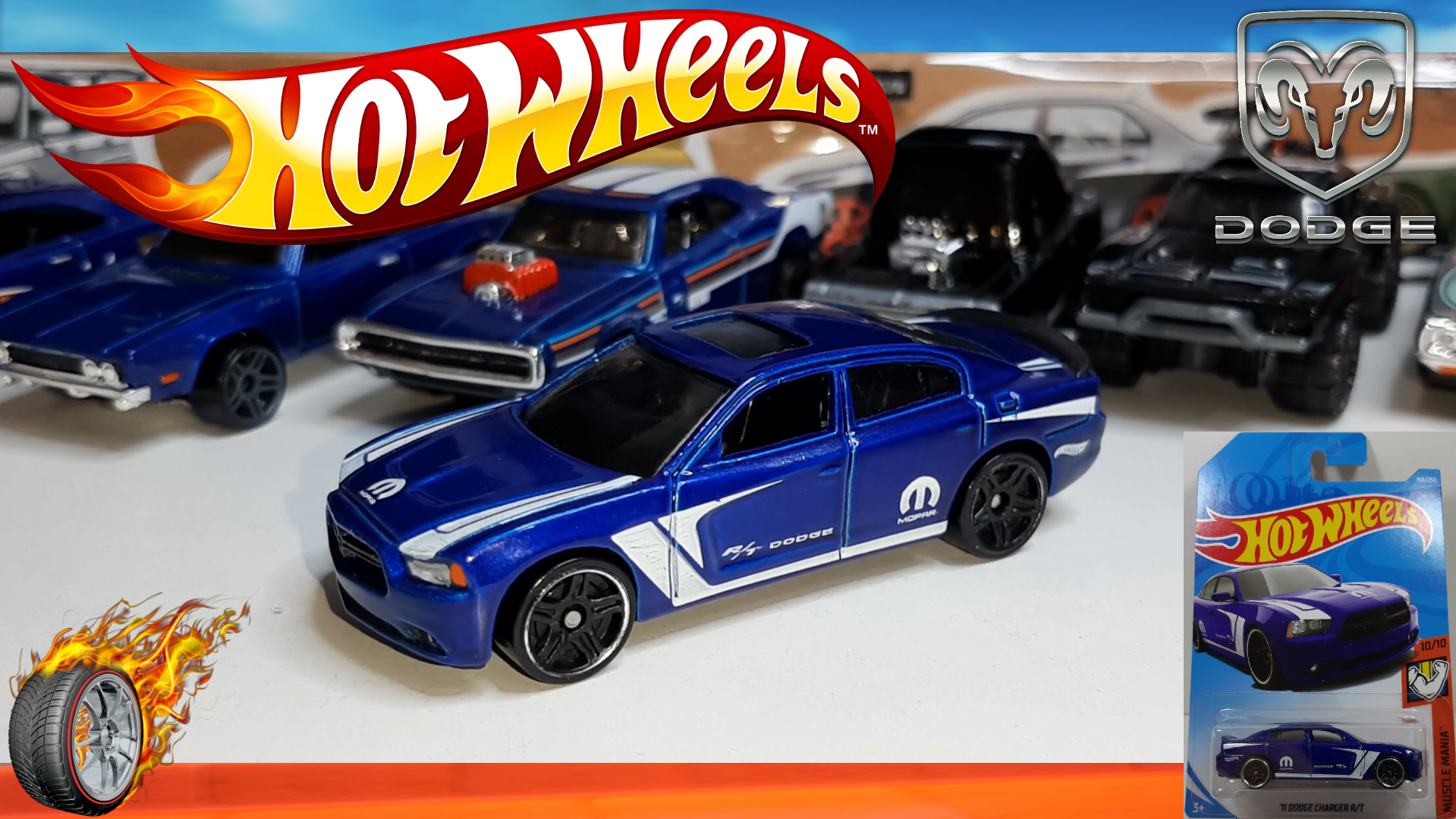 Custom Hot Wheels 11 Dodge Charger R/T HW Muscle Mania 10/10
