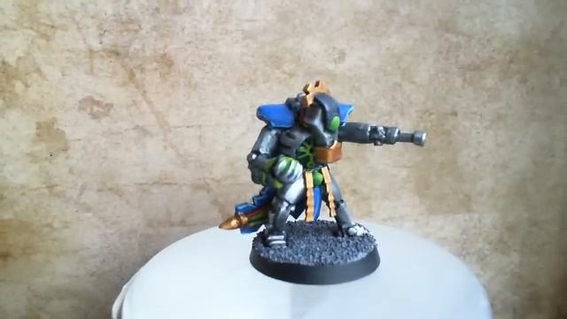 necron cryptek sculpt; fully painted and ready to go!