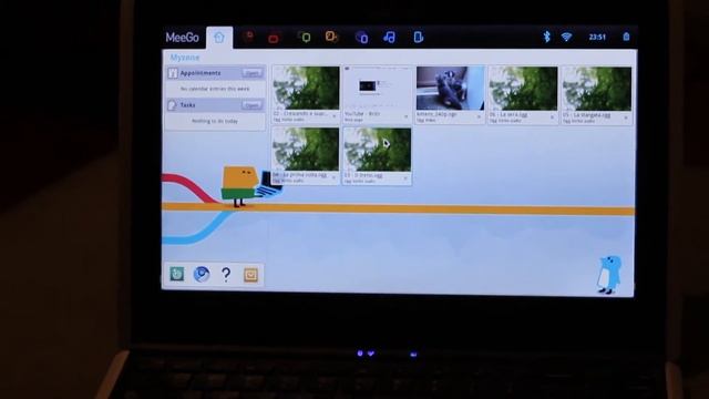 Meego Netbook 1.1.99.xx on the Nokia booklet 3g