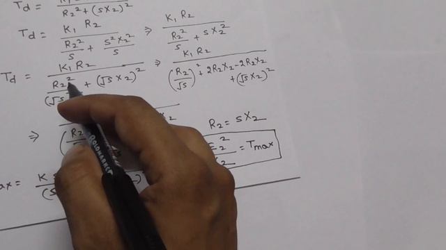 Maximum torque condition in Induction Motor