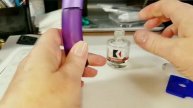 Nail Oil - DYI in a Gemstone Frosted Glass Roller Bottle