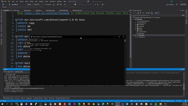 (Blazor App Adventure  S1: EP 4) Dockering your Blazor App  #wasm #blazor