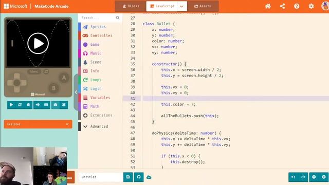 Making an extension in MakeCode Arcade