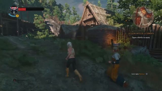 The Witcher 3 Part 27 Ciri en el Sauna