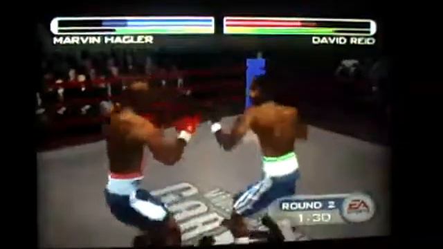 Knockout Kings 2001 Марвин Хаглер  - Давид Рид (Marvin Hagler -  David Reid)
