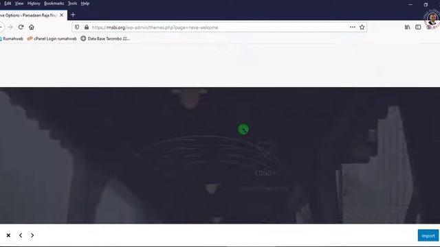 Cara Setting Tampilan Awal Theme Neve di Website Berbasis Wordpress