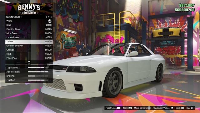 GTA Online Nissan Skyline GTR R34 (Street Racing Syndicate) Build