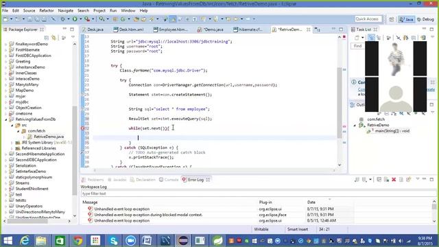 JDBC prepare statement