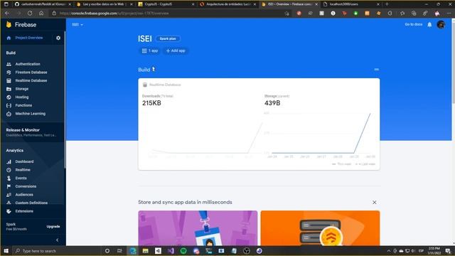 Curso Firebase con express y node: Obtener datos de RealTimeDatabase UPA.