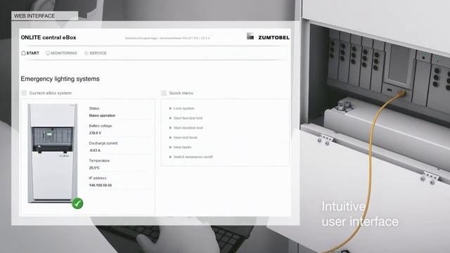 ONLITE CENTRAL eBOX - Emergency lighting system with central power supply