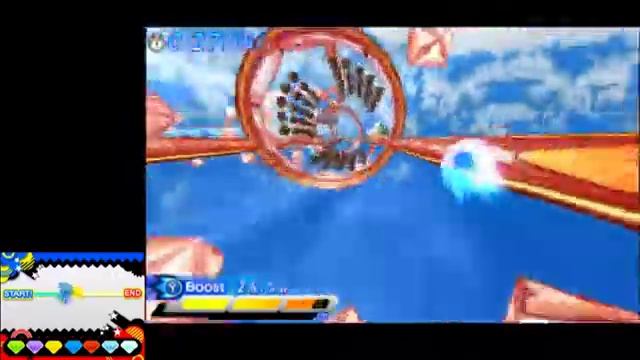 Sonic Generations 3DS - Special Stage 3 in 0:48.03 (TWR)
