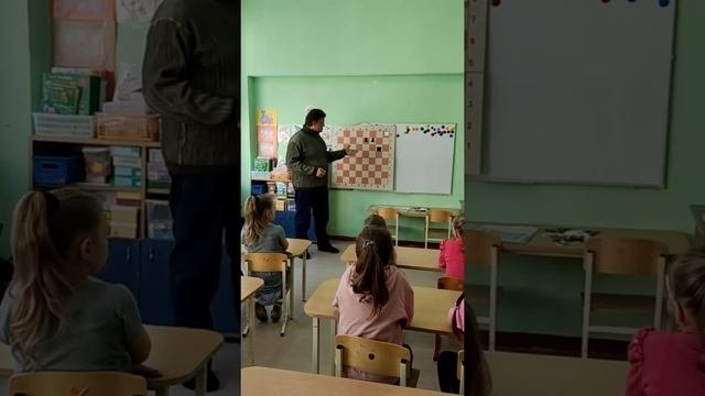 Открытый урок по шахматам в д/с  №7  18.05.2022  часть 1. Тема 