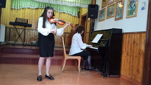 Люклян Тетяна. Й.С. Бах. Концерт ля - мінор , І ч.