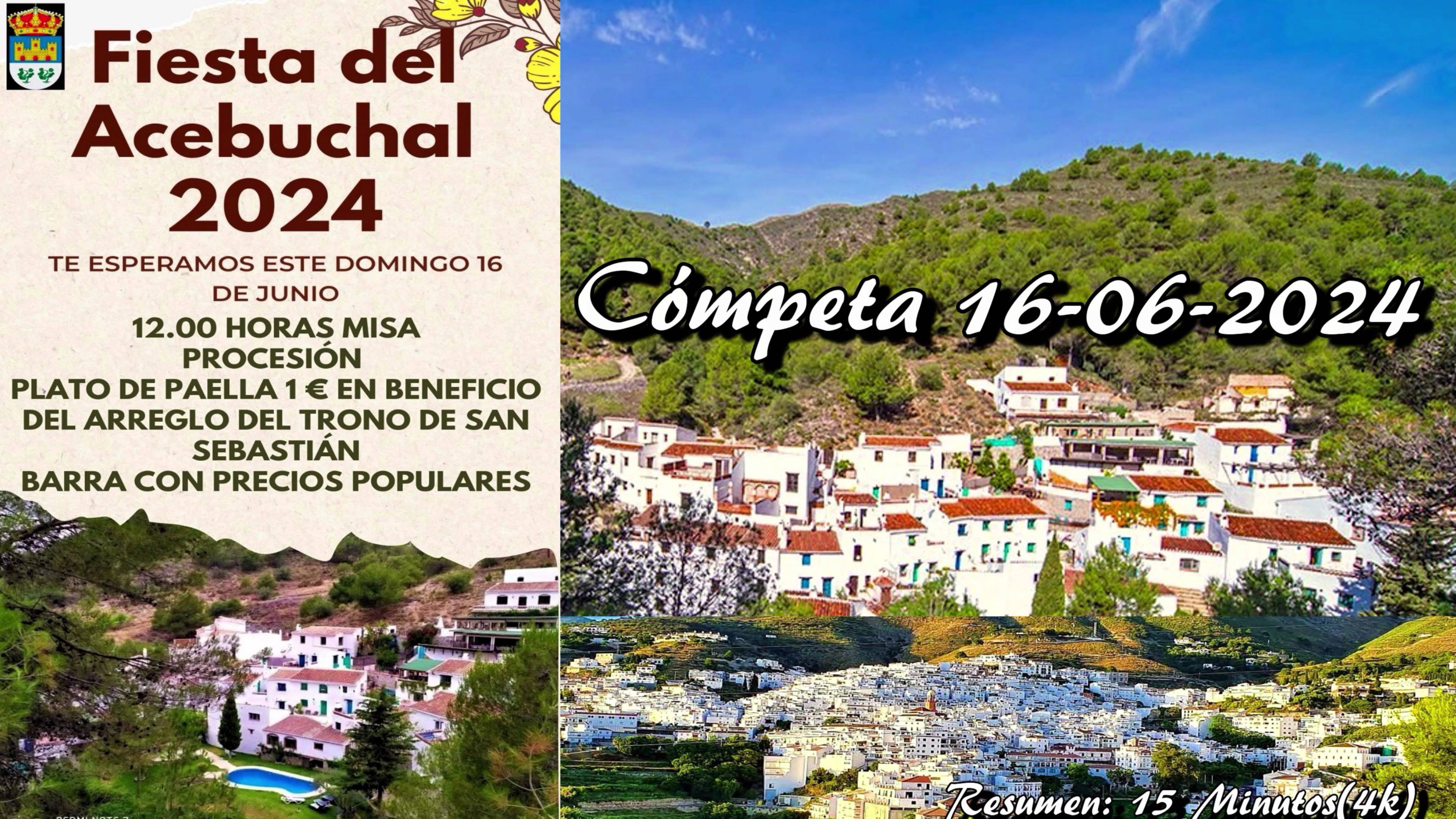 Fiesta del Acebuchal. Cómpeta, domingo 16 de junio de 2024