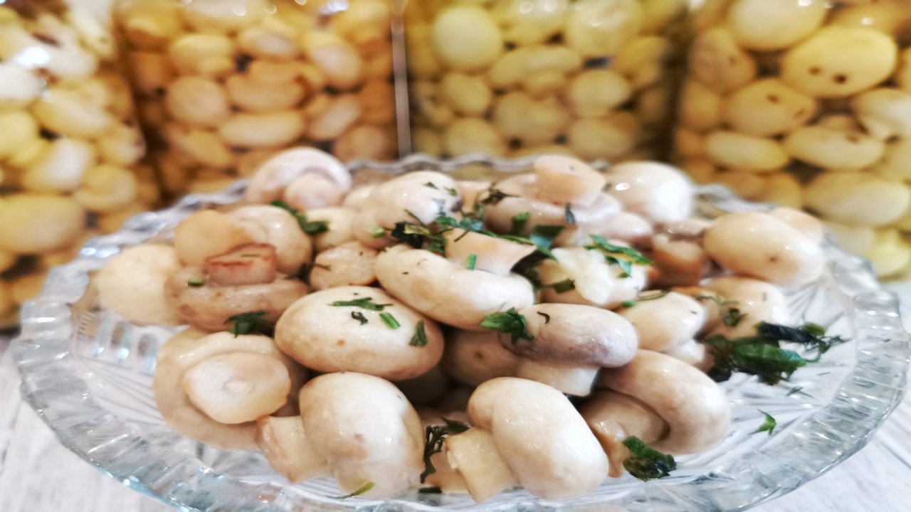 Маринованные шампиньоны за 6 мин. БЫСТРЫЙ,ПРОСТОЙ, ВКУСНЫЙ РЕЦЕПТ. ЗАКУСКА на праздничный стол.