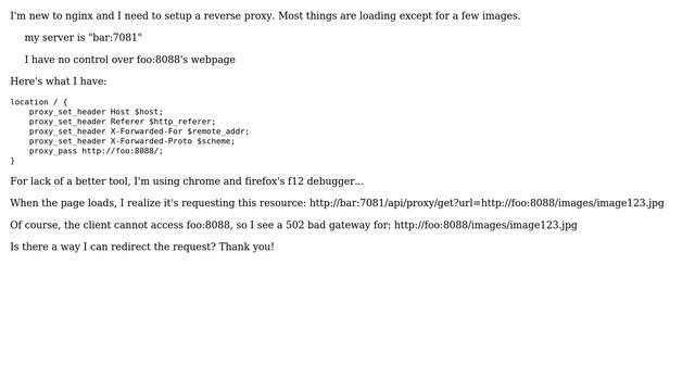 DevOps & SysAdmins: nginx reverse proxy and modifying url args