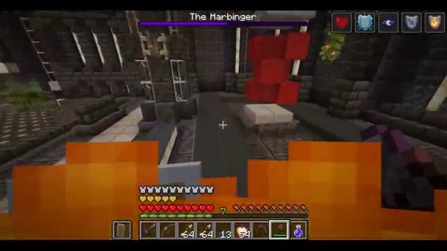 MInecraft L_Ender 's Cataclysm: The Harbinger Boss Fight ( 1.19.2 Mod )