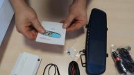 Olysine 4.3 ''Видеорегистратор для автомобиля Зеркало заднего вида 2 камеры
