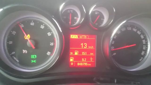разгон opel zafira 1,4 st2
