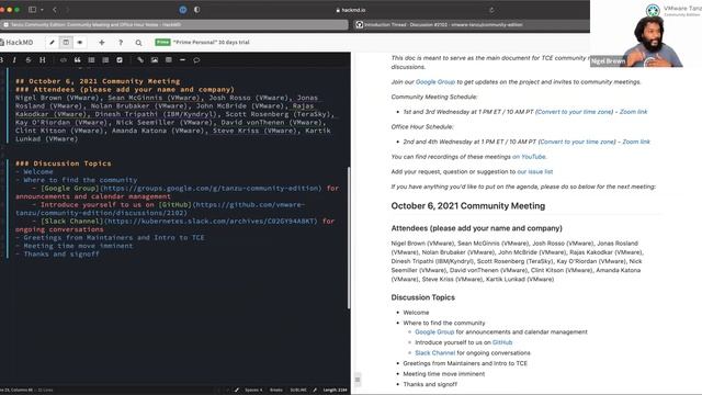 Tanzu Community Edition - Community Meeting October 6, 2021