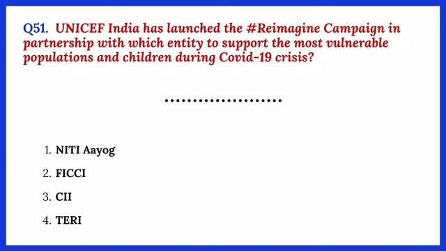 JULY 2020 Month Current Affairs 100 Important Questions and Answers Quiz in English