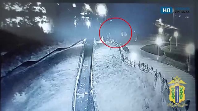В Тербунском районе 18-летний покоритель паркового фонаря попал на видео