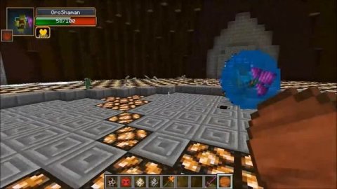 ORC SHAMAN VS CACODEMON, MUTANTS, & MAGE - Minecraft Mob Battles - Mods