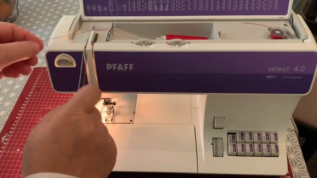 Pfaff Select 4.0 einfädeln und aufspulen nähmaschine sewingmachine pfaff