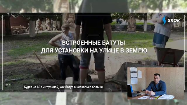 Инструкция по монтажу встраиваемых батутов SKOK