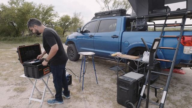 Will It Work? Solo Air Conditioner Roof Top Tent Camping // Nature ASMR, Toyota Tundra Overland