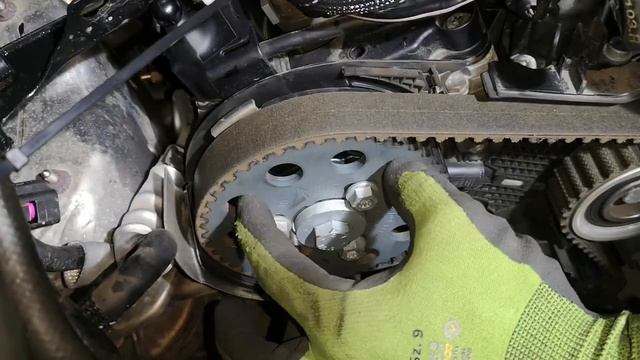 Zahnriemen wechseln VW Seat Skoda 2.0 TDI CR CFHF CFHC Motor 140 PS