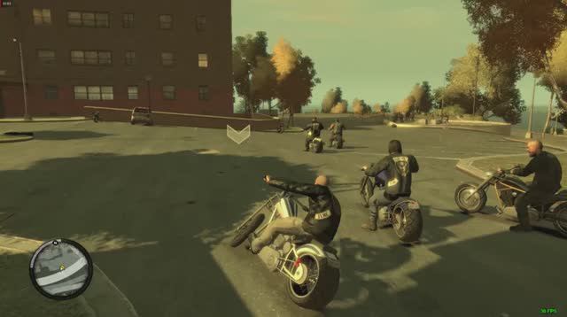 Байкерский вайб в GTA 4