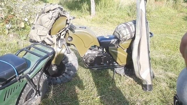Мотовездеход 2х2 короткий обзор