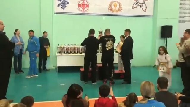 Арууке получила первое место в открытом первенстве Школы Каратэ Тоширо по киокушинкай каратэ