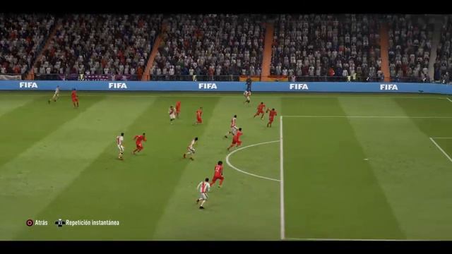 Gol de Jordi Amat Real Madrid 1 Rayo Vallecano 1 LaLiga Santander Fecha 15 FIFA 19